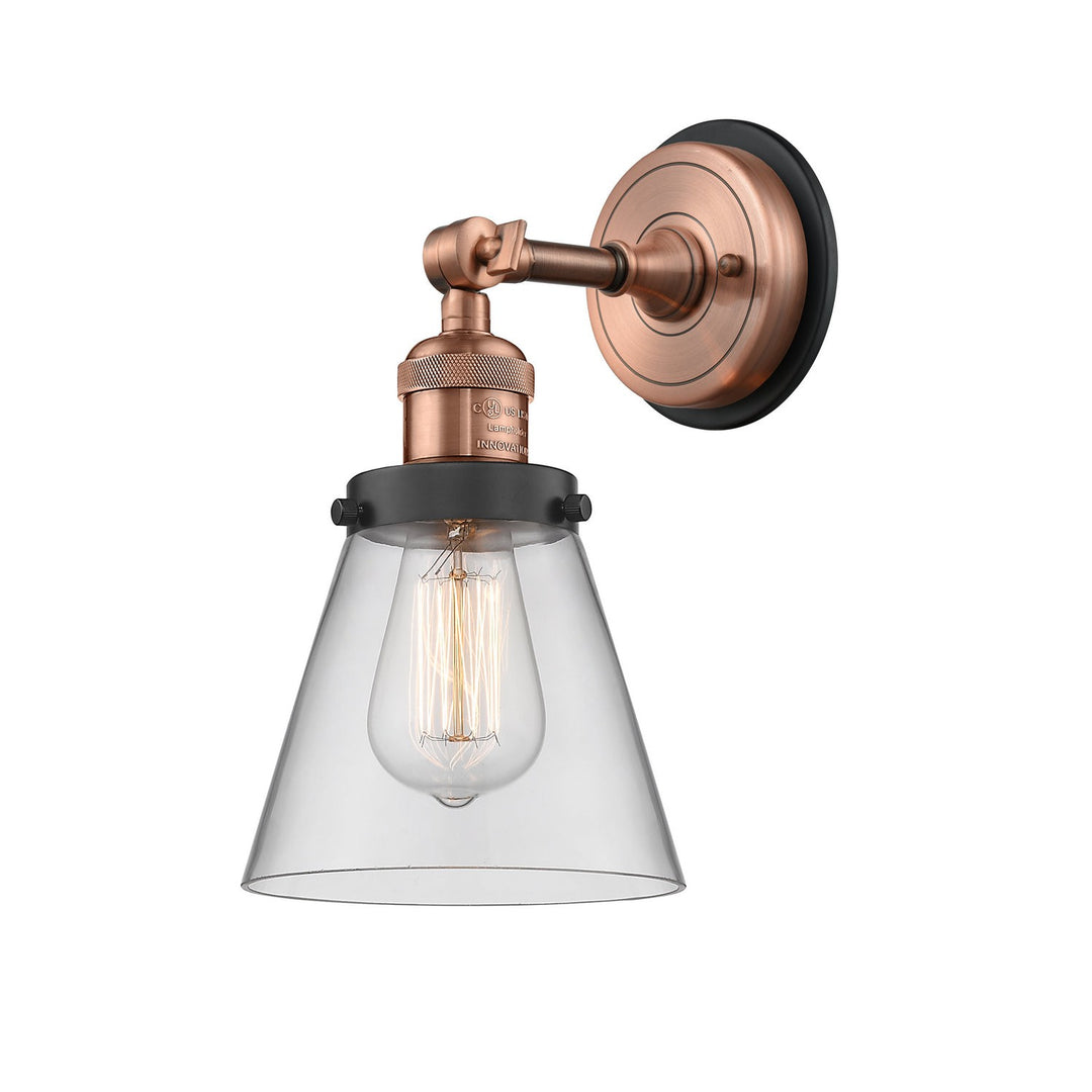 Innovations Franklin Restoration 203BP-ACBK-G62 Wall Sconce Light - Antique Copper