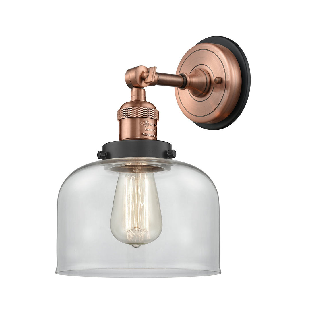 Innovations Franklin Restoration 203BP-ACBK-G72 Wall Sconce Light - Antique Copper
