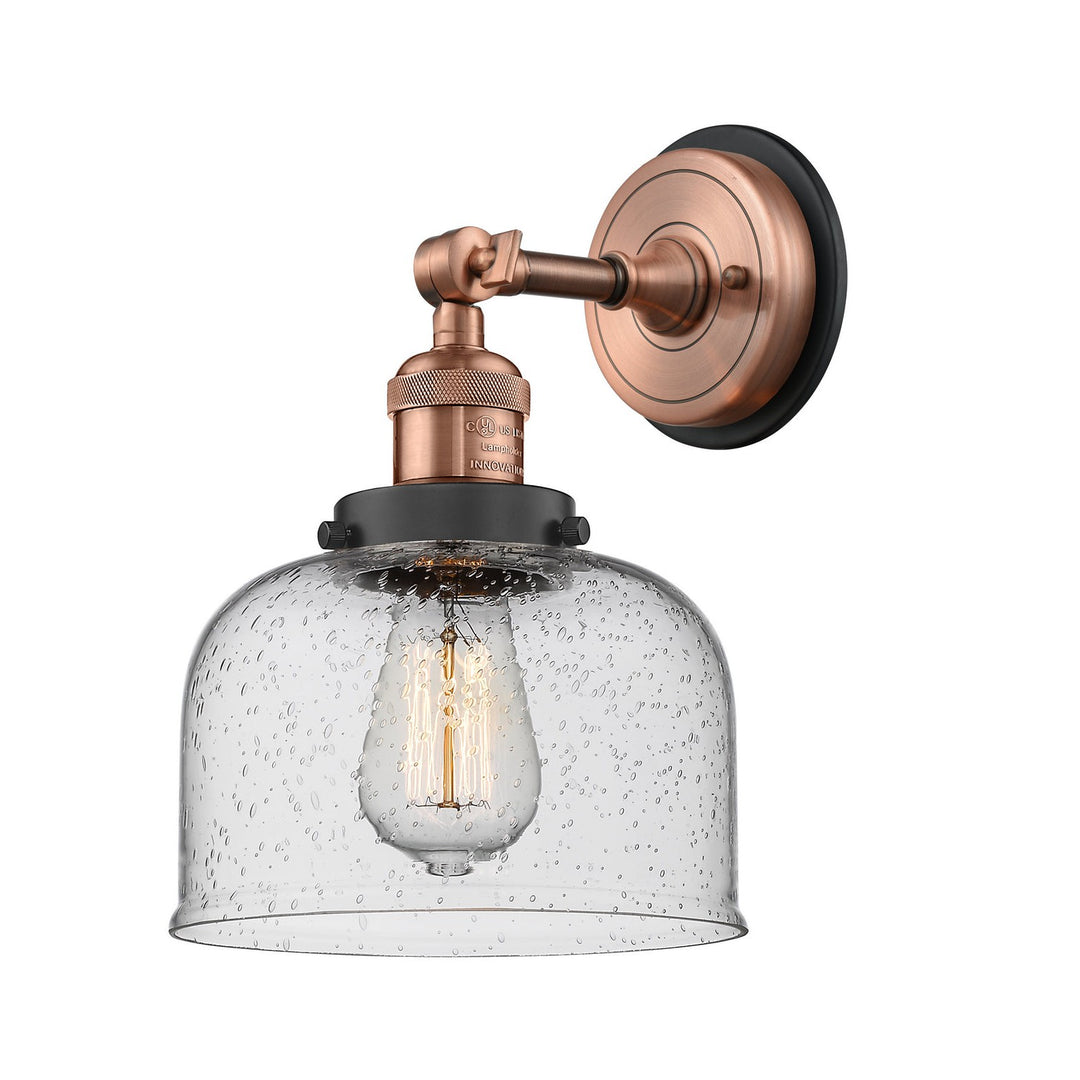 Innovations Franklin Restoration 203BP-ACBK-G74 Wall Sconce Light - Antique Copper