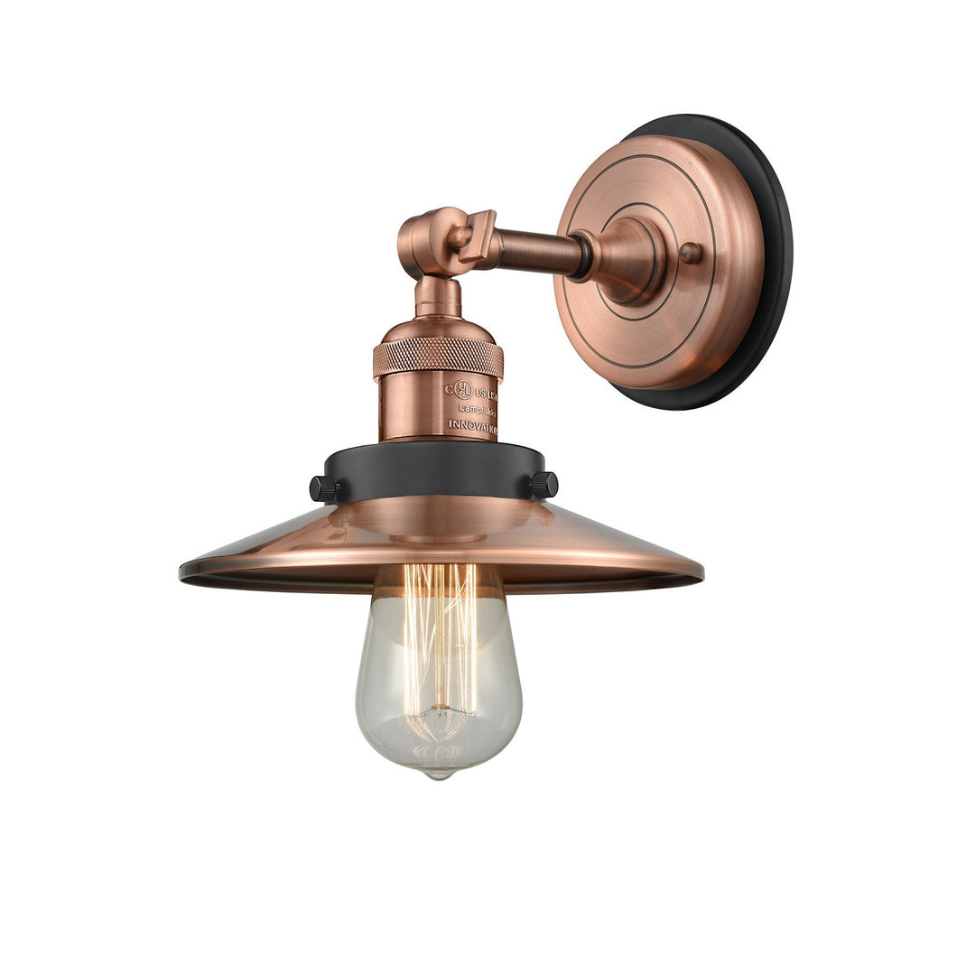 Innovations Franklin Restoration 203BP-ACBK-M3-AC Wall Sconce Light - Antique Copper