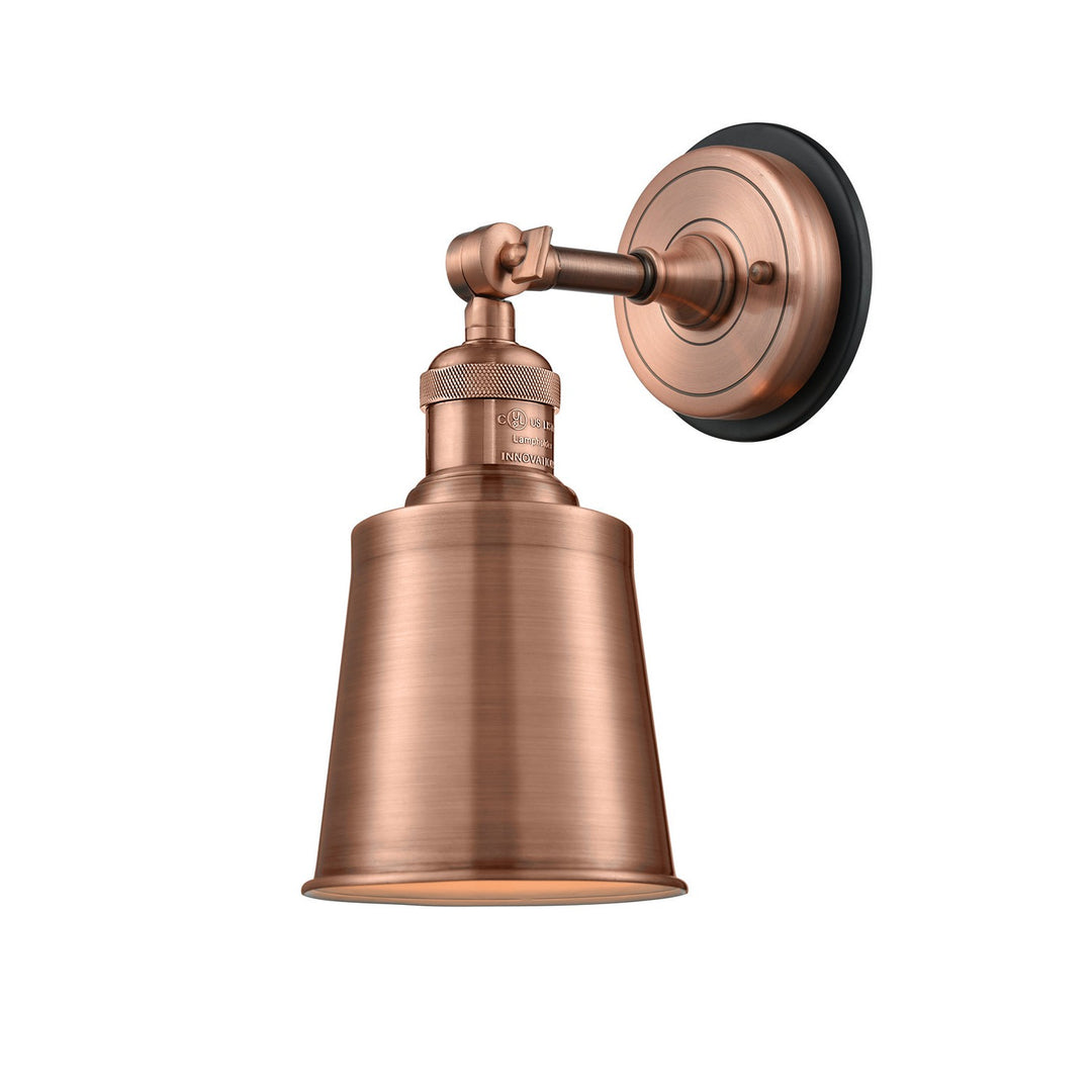 Innovations Franklin Restoration 203BP-ACBK-M9-AC Wall Sconce Light - Antique Copper