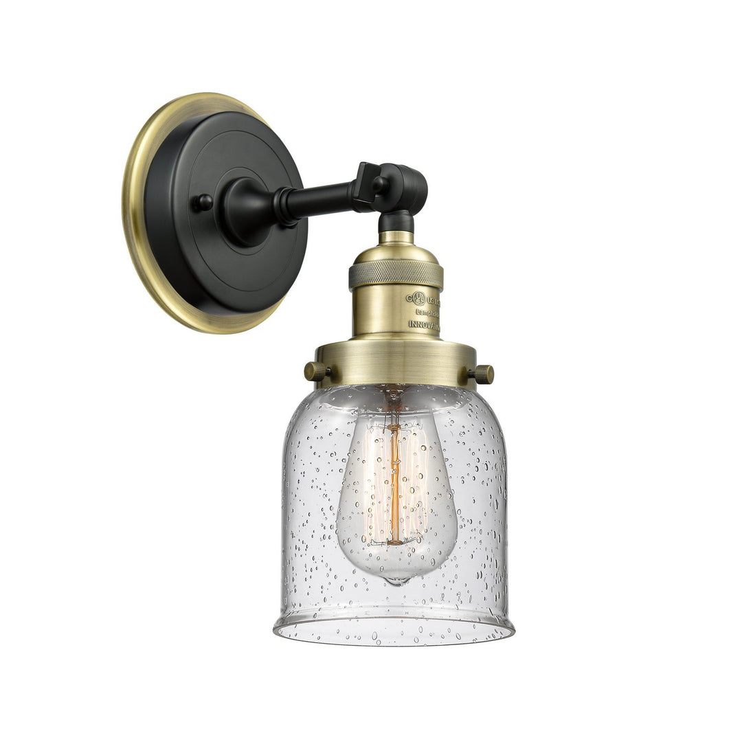 Innovations Franklin Restoration 203BP-BABAB-G54 Wall Sconce Light - Black Antique Brass