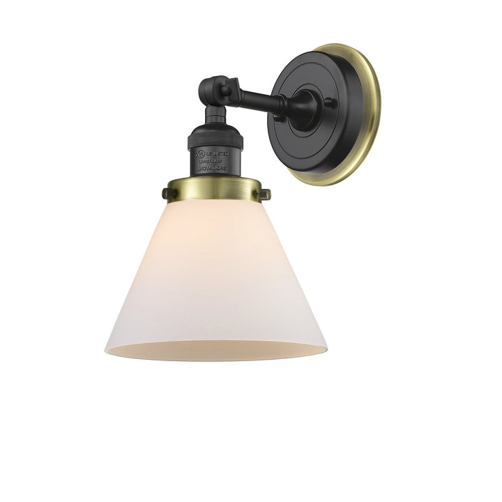 Innovations Franklin Restoration 203BP-BKAB-G41 Wall Sconce Light - Matte Black