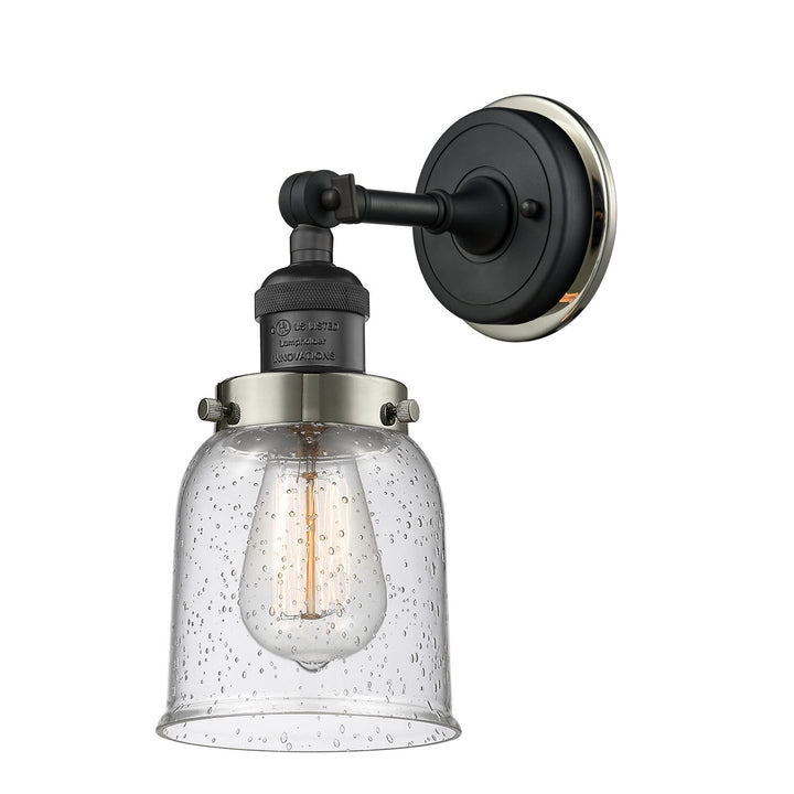 Innovations Franklin Restoration 203BP-BKPN-G54 Wall Sconce Light - Black Antique Brass