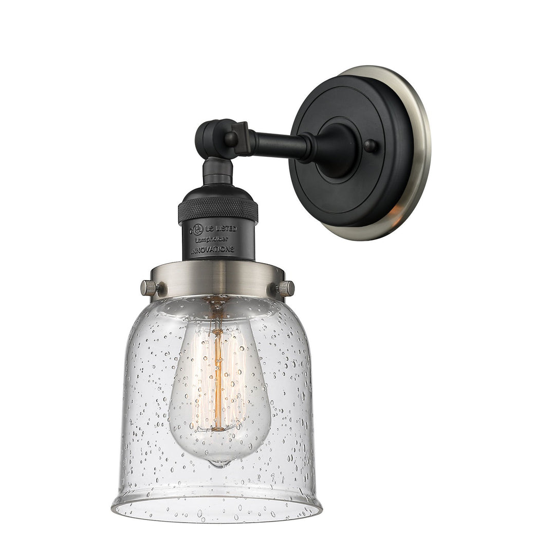 Innovations Franklin Restoration 203BP-BKSN-G54 Wall Sconce Light - Black Antique Brass