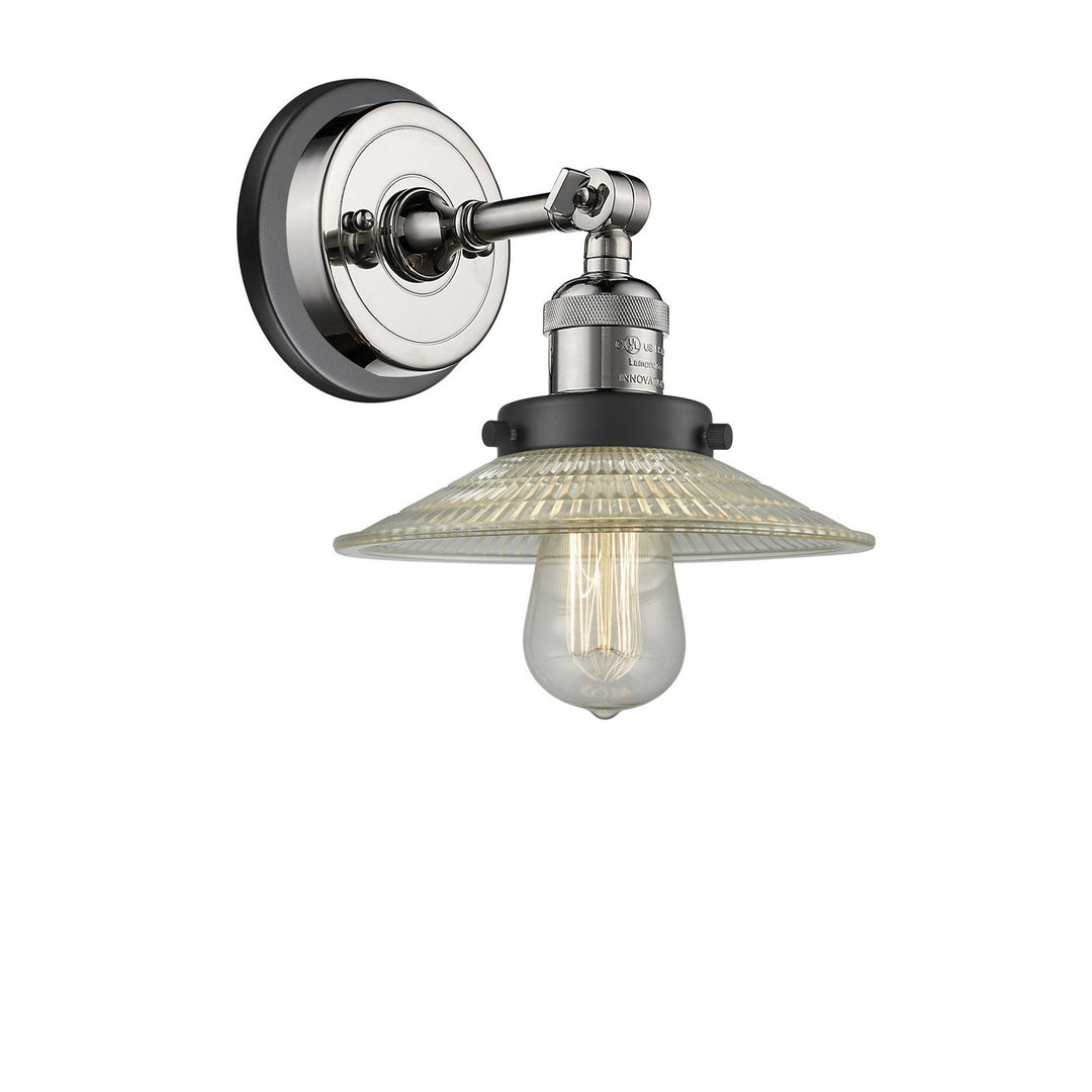 Innovations Franklin Restoration 203BP-PNBK-G2 Wall Sconce Light - Polished Nickel