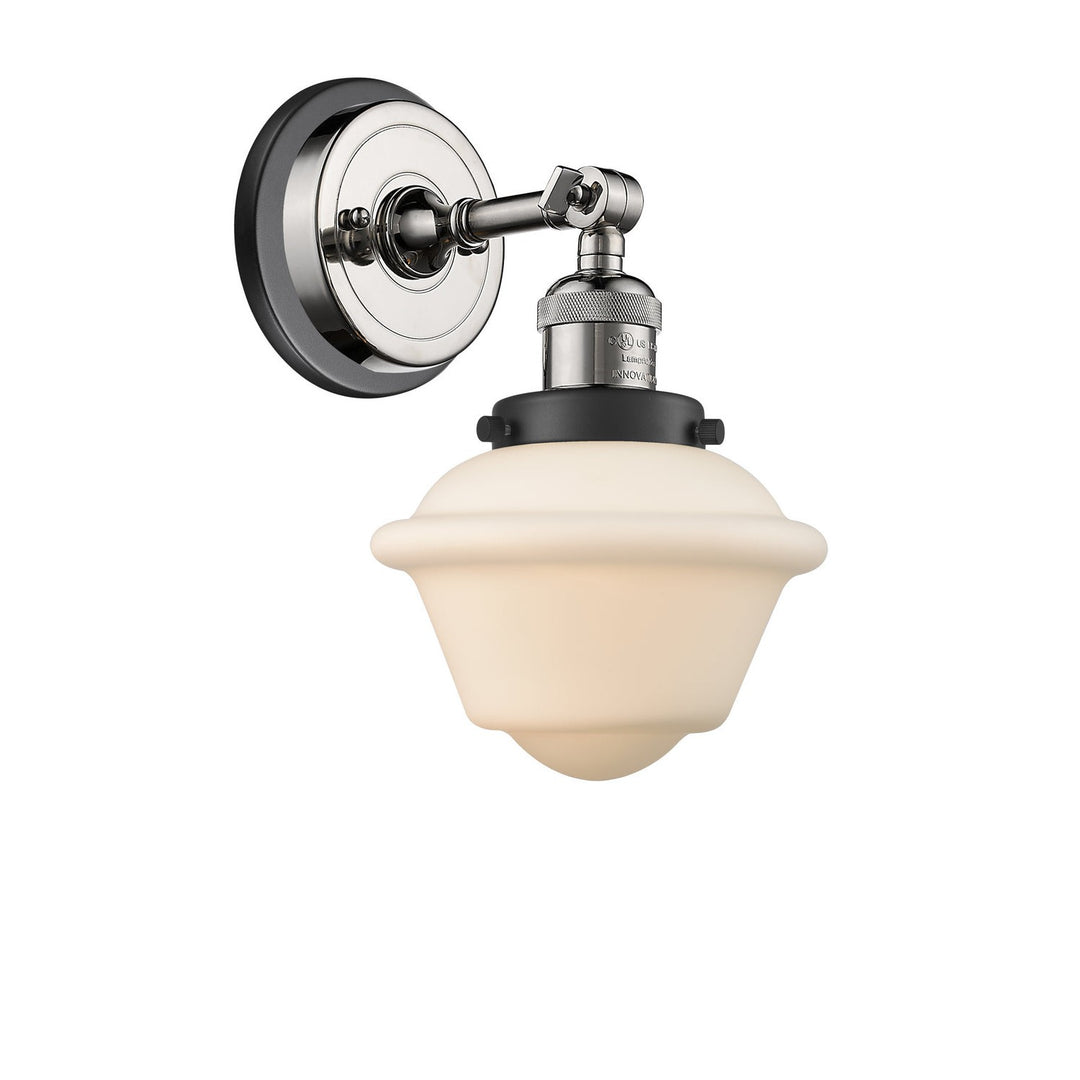 Innovations Franklin Restoration 203BP-PNBK-G531 Wall Sconce Light - Polished Nickel