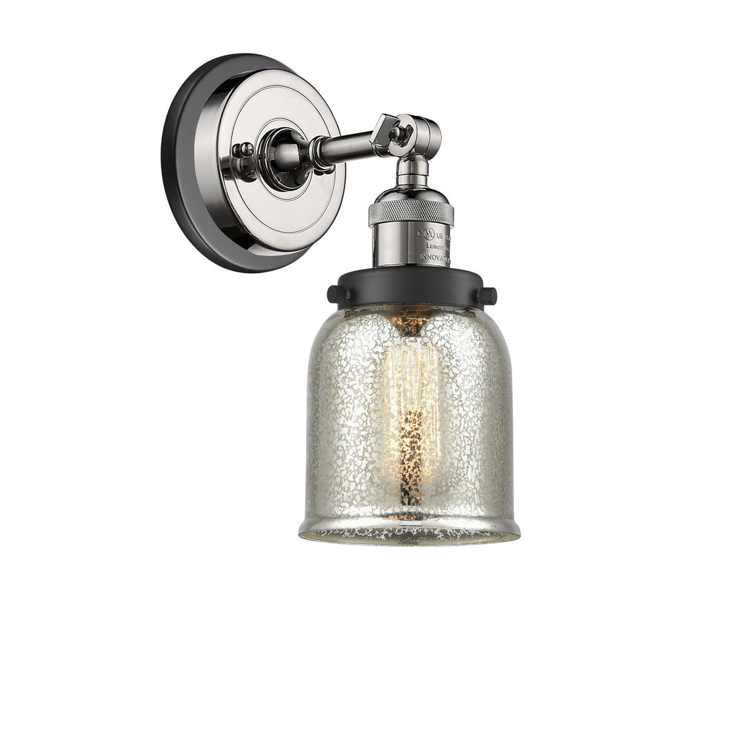 Innovations Franklin Restoration 203BP-PNBK-G58 Wall Sconce Light - Polished Nickel