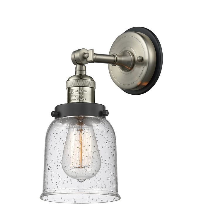 Innovations Franklin Restoration 203BP-SNBK-G54 Wall Sconce Light - Brushed Satin Nickel