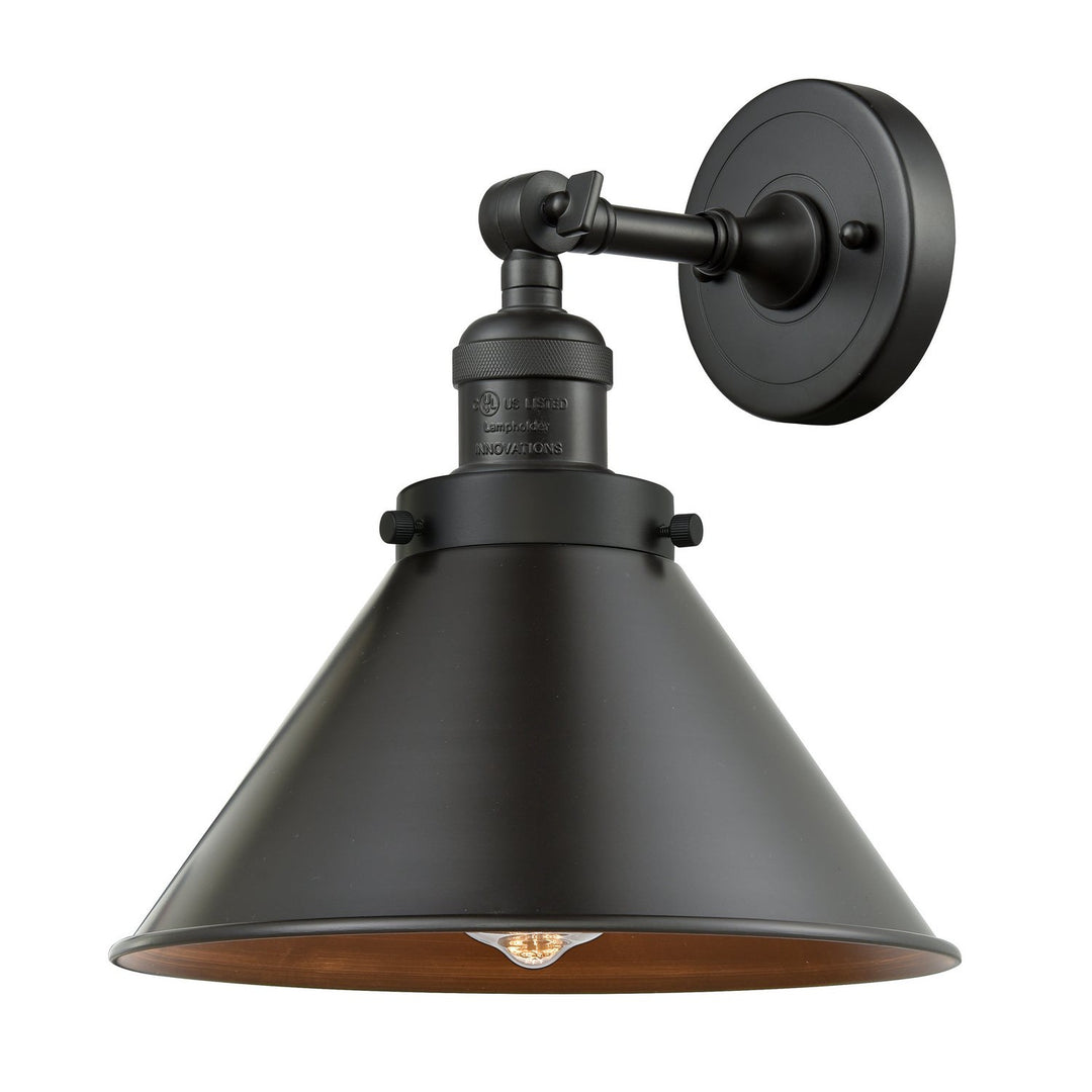Innovations Franklin Restoration 203-OB-M10-OB-LED Wall Sconce Light - Oil Rubbed Bronze
