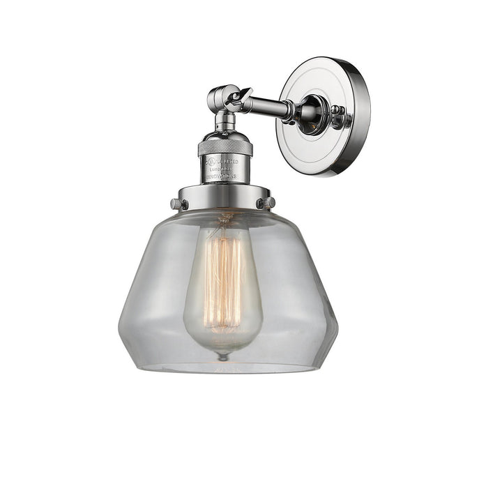 Innovations Franklin Restoration 203-PC-G172-LED Wall Sconce Light - Polished Chrome