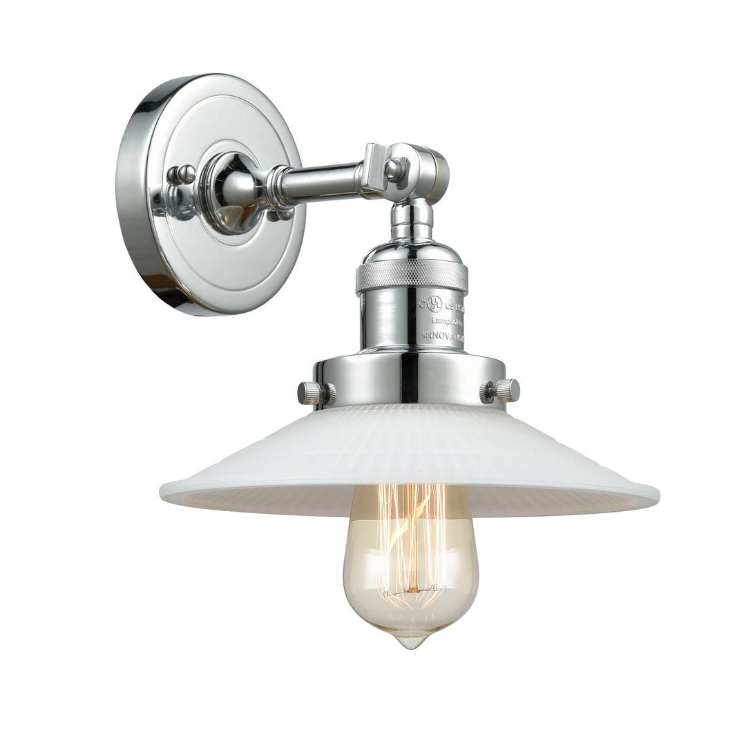 Innovations Franklin Restoration 203-PC-G1-LED Wall Sconce Light - Polished Chrome