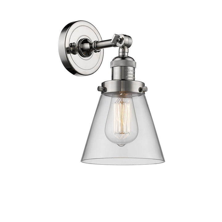 Innovations Franklin Restoration 203-PN-G62-LED Wall Sconce Light - Polished Nickel