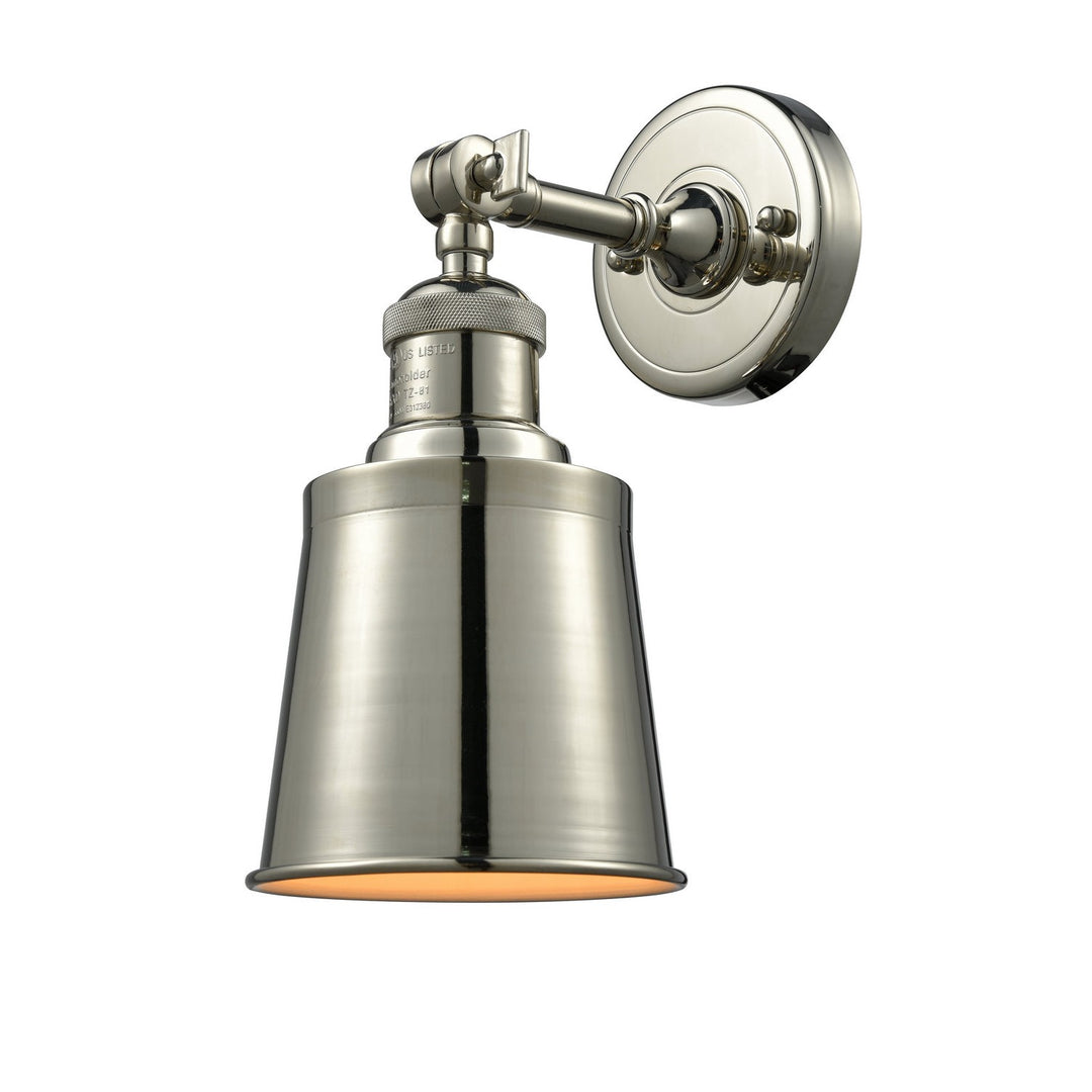 Innovations Franklin Restoration 203-PN-M9-LED Wall Sconce Light - Polished Nickel