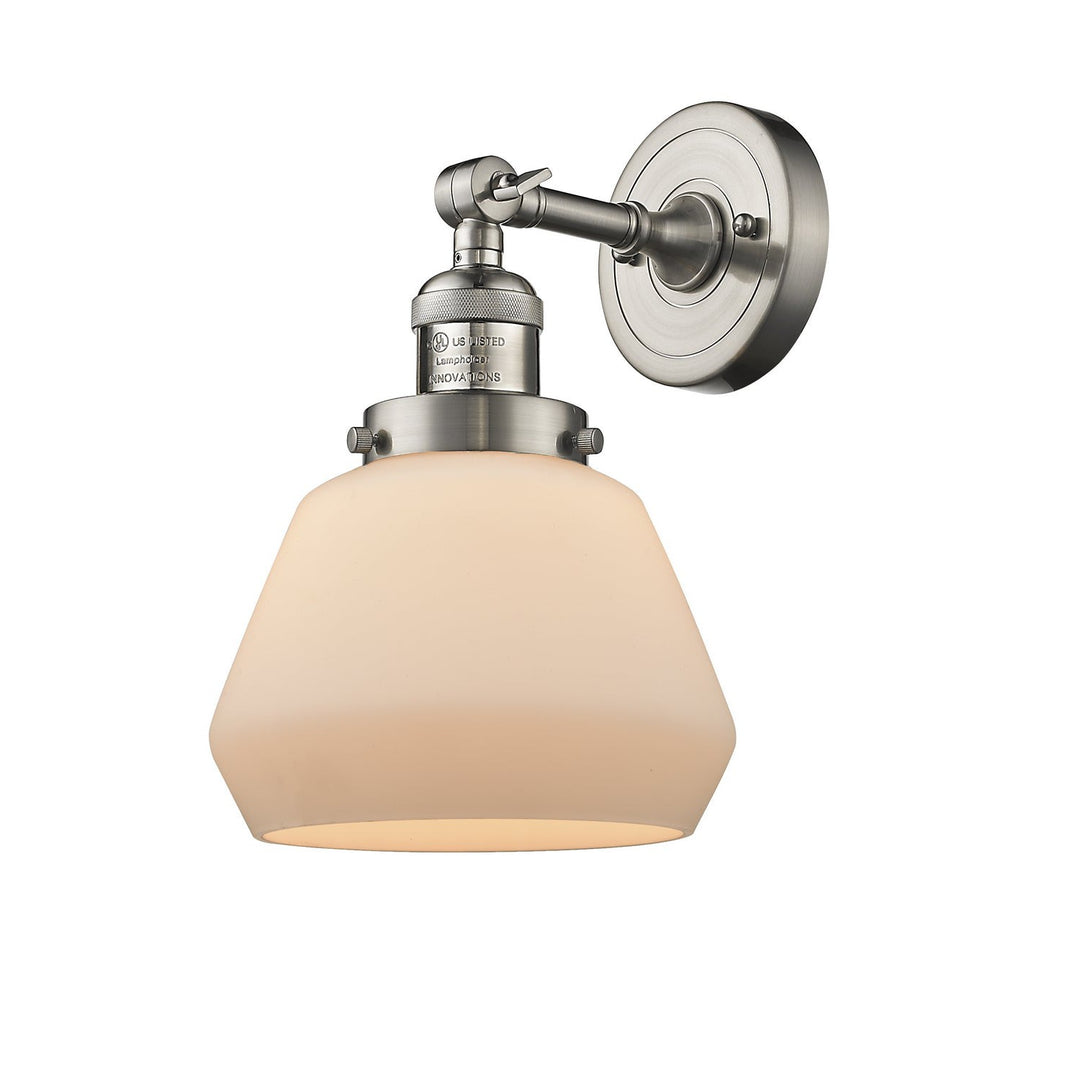 Innovations Franklin Restoration 203-SN-G171-LED Wall Sconce Light - Brushed Satin Nickel
