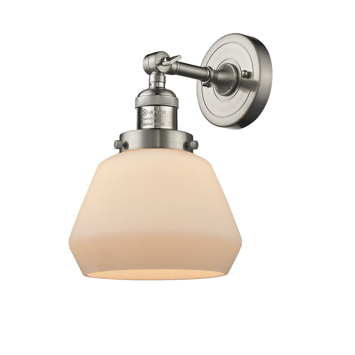 Innovations Franklin Restoration 203-SN-G171-LED Wall Sconce Light - Brushed Satin Nickel