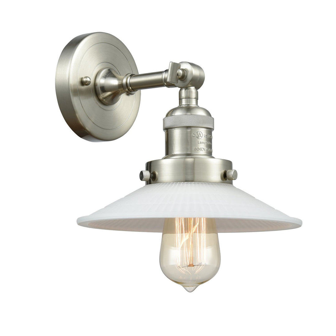 Innovations Franklin Restoration 203-SN-G1-LED Wall Sconce Light - Brushed Satin Nickel