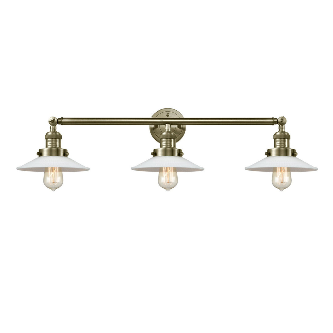Innovations Franklin Restoration 205-AB-G1 Bath Vanity Light 33 in. wide - Antique Brass
