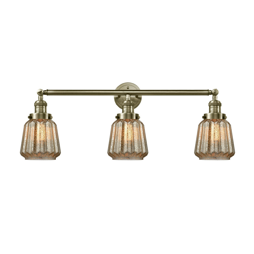 Innovations Franklin Restoration 205-AB-G146-LED Bath Vanity Light 30 in. wide - Antique Brass