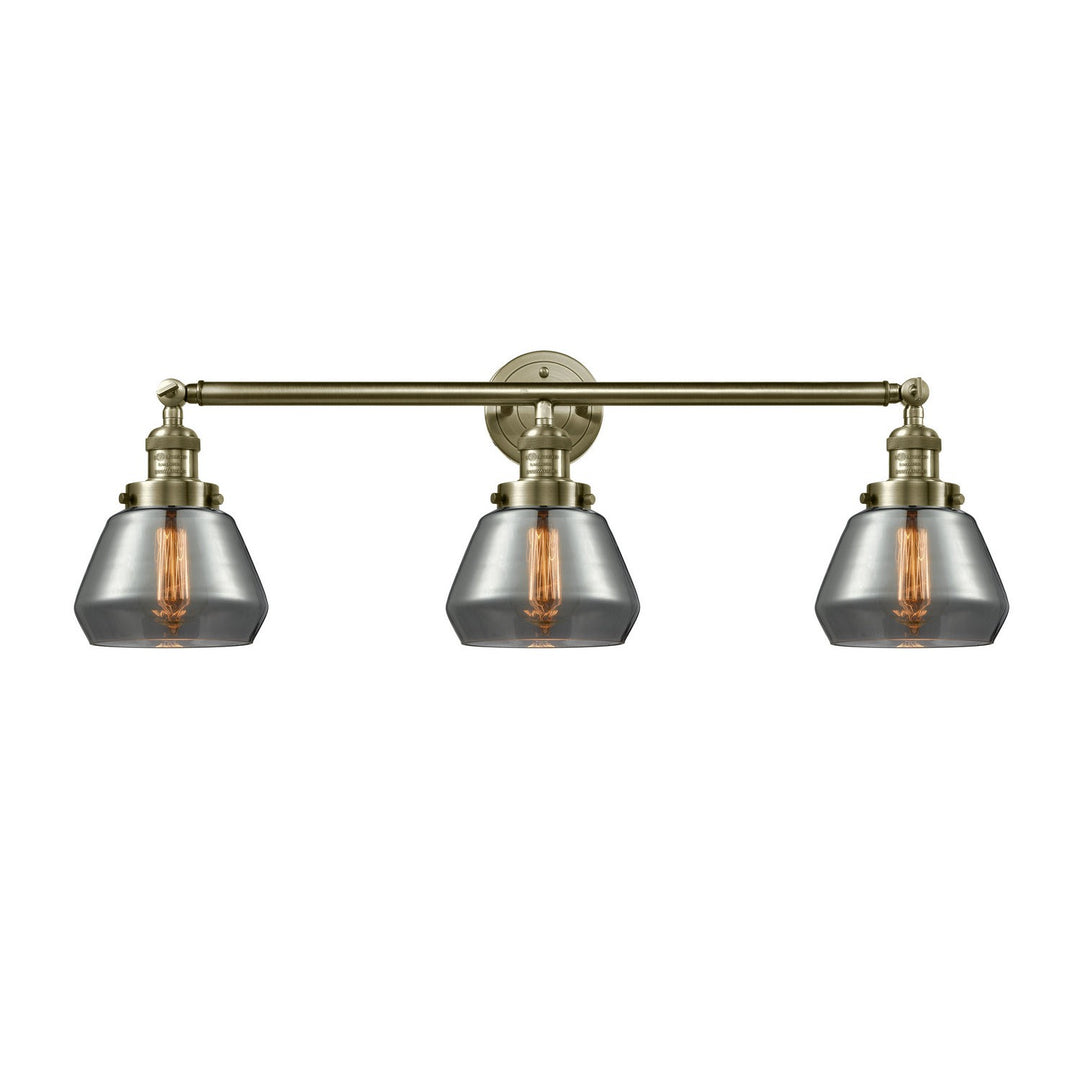 Innovations Franklin Restoration 205-AB-G173 Bath Vanity Light 30 in. wide - Antique Brass