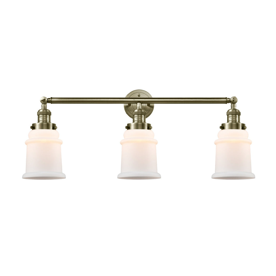 Innovations Franklin Restoration 205-AB-G181 Bath Vanity Light 30 in. wide - Antique Brass