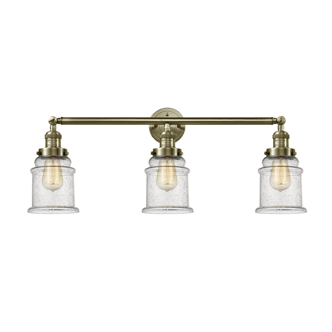 Innovations Franklin Restoration 205-AB-G184-LED Bath Vanity Light 30 in. wide - Antique Brass