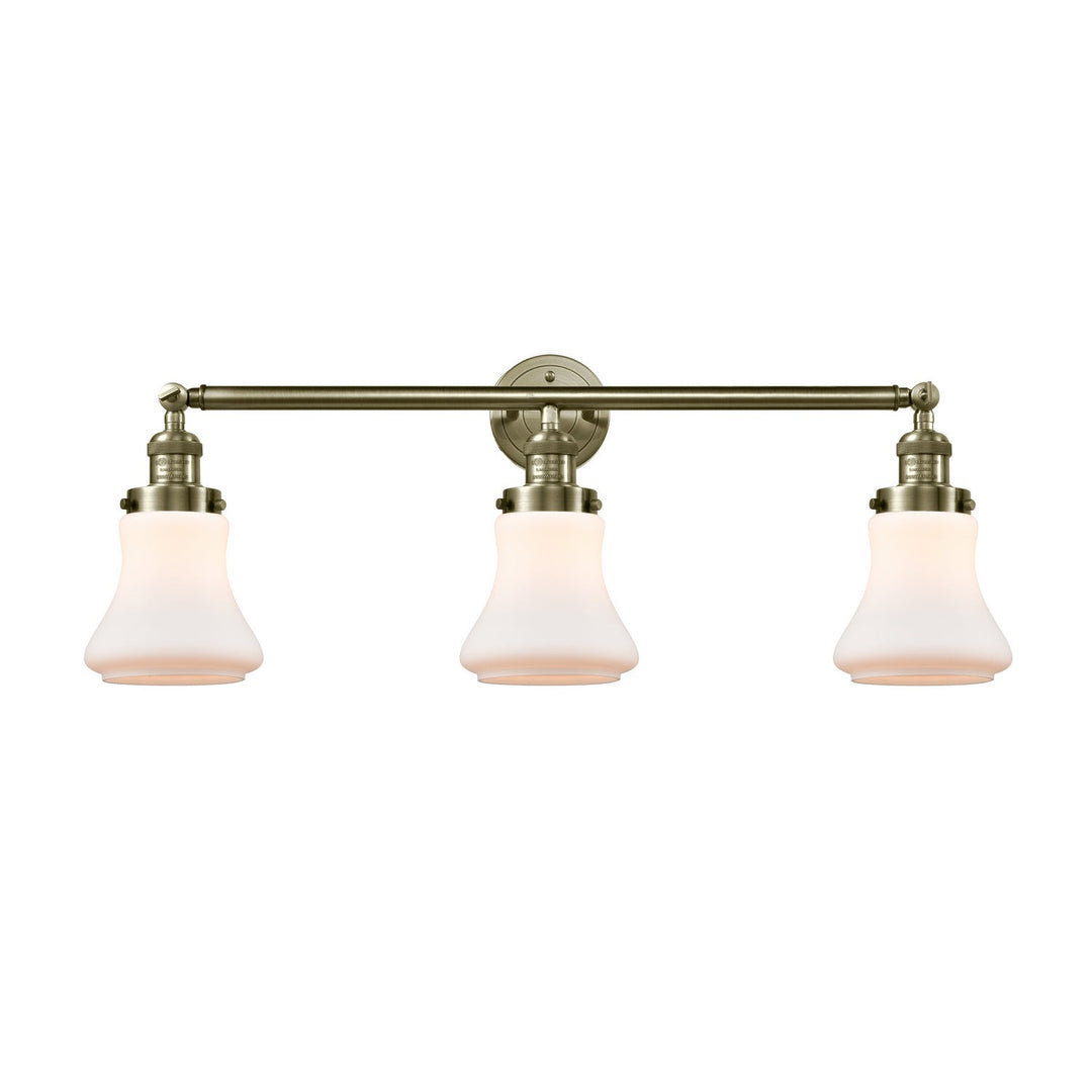 Innovations Franklin Restoration 205-AB-G191 Bath Vanity Light 30 in. wide - Antique Brass