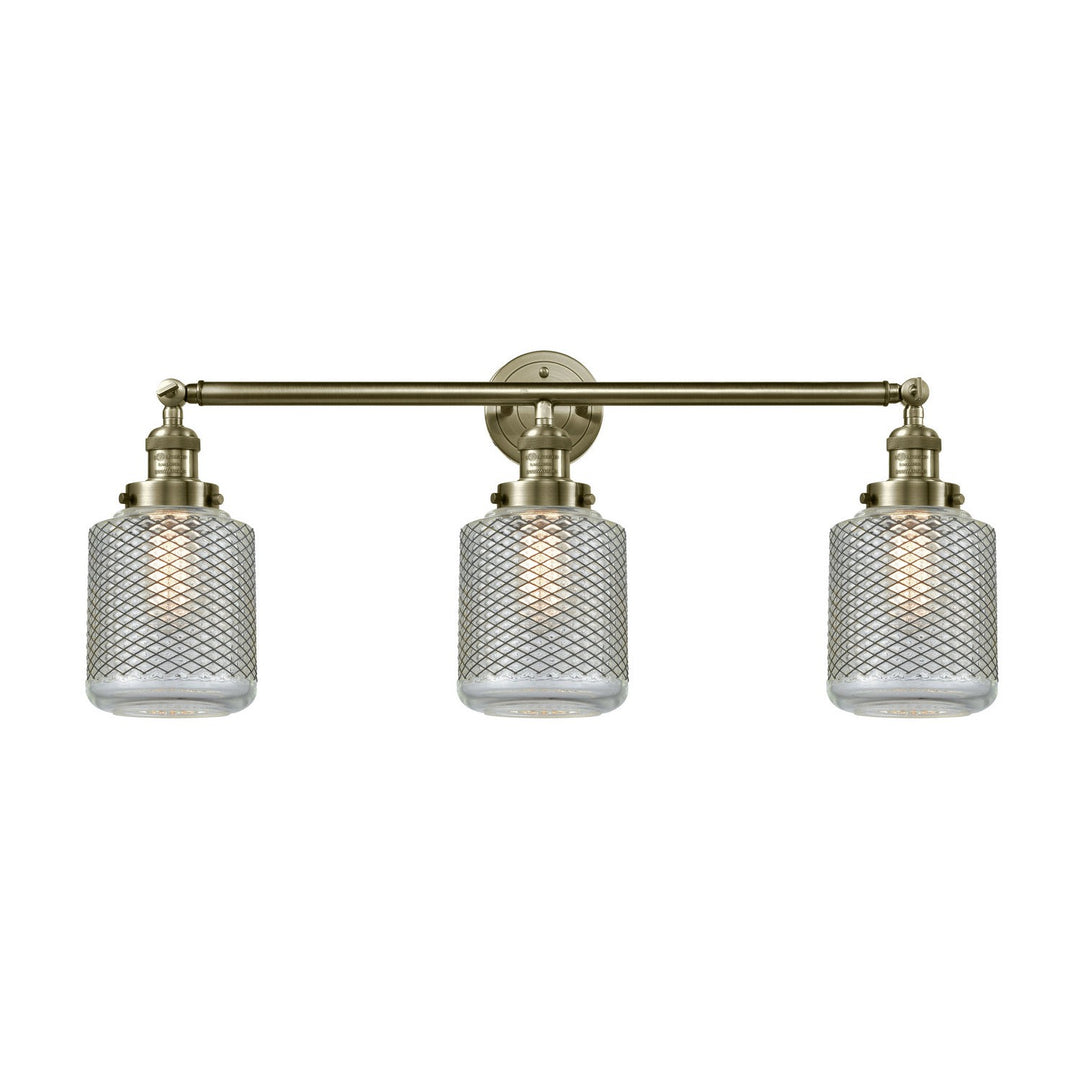 Innovations Franklin Restoration 205-AB-G262-LED Bath Vanity Light 32 in. wide - Antique Brass
