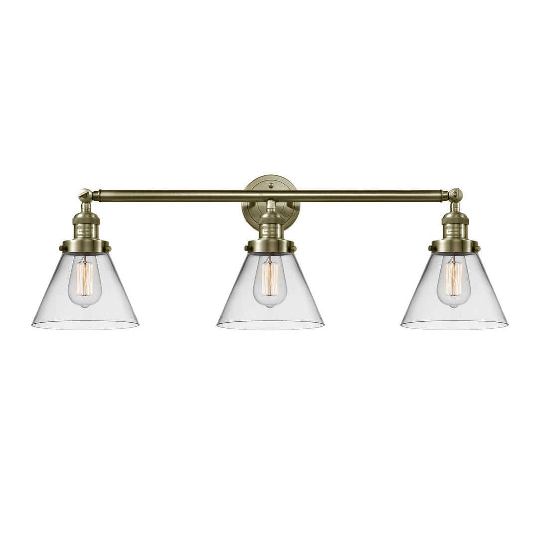 Innovations Franklin Restoration 205-AB-G42 Bath Vanity Light 32 in. wide - Antique Brass
