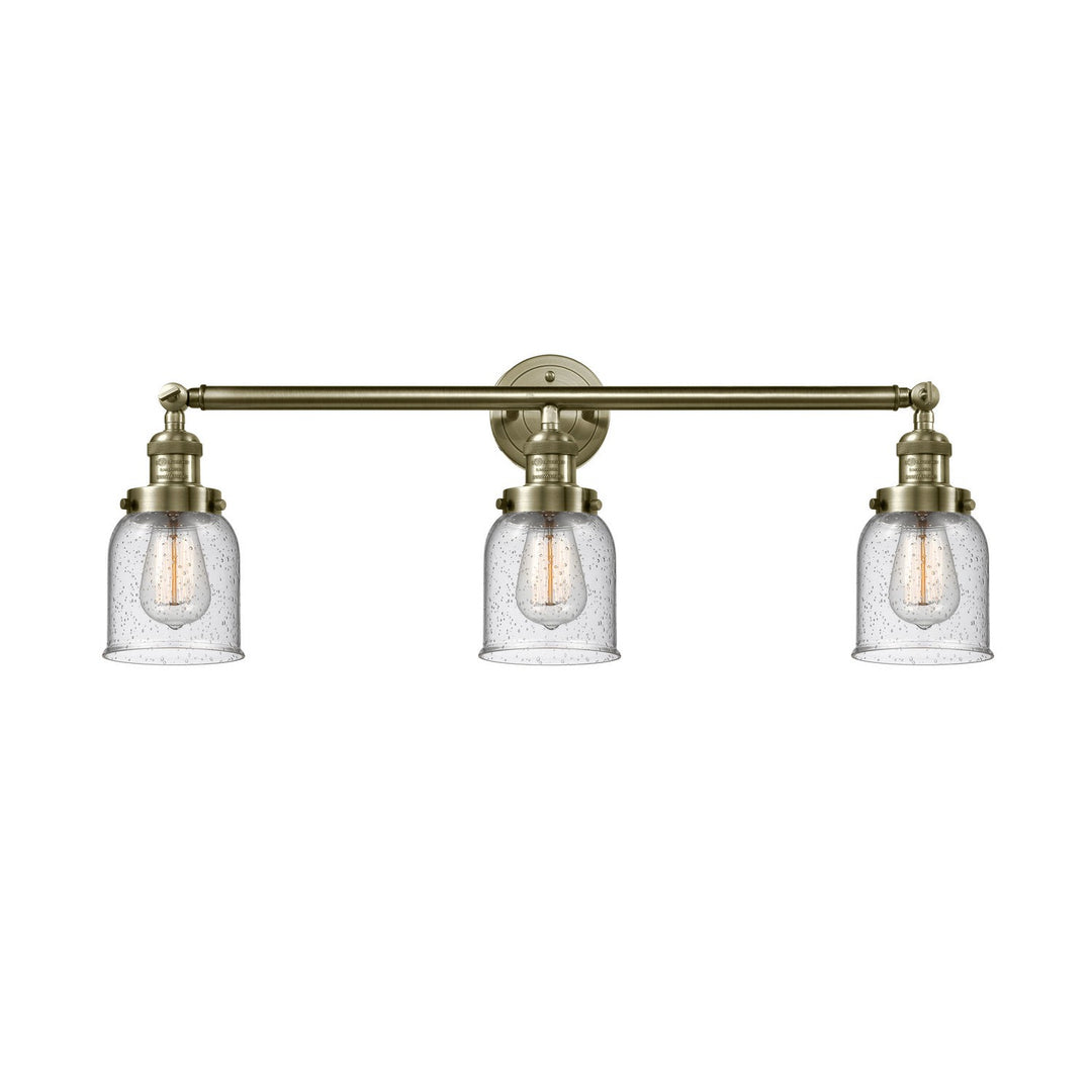 Innovations Franklin Restoration 205-AB-G54 Bath Vanity Light 30 in. wide - Antique Brass