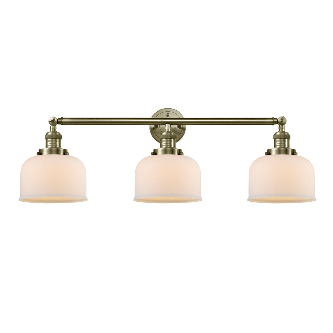 Innovations Franklin Restoration 205-AB-G71 Bath Vanity Light 32 in. wide - Antique Brass