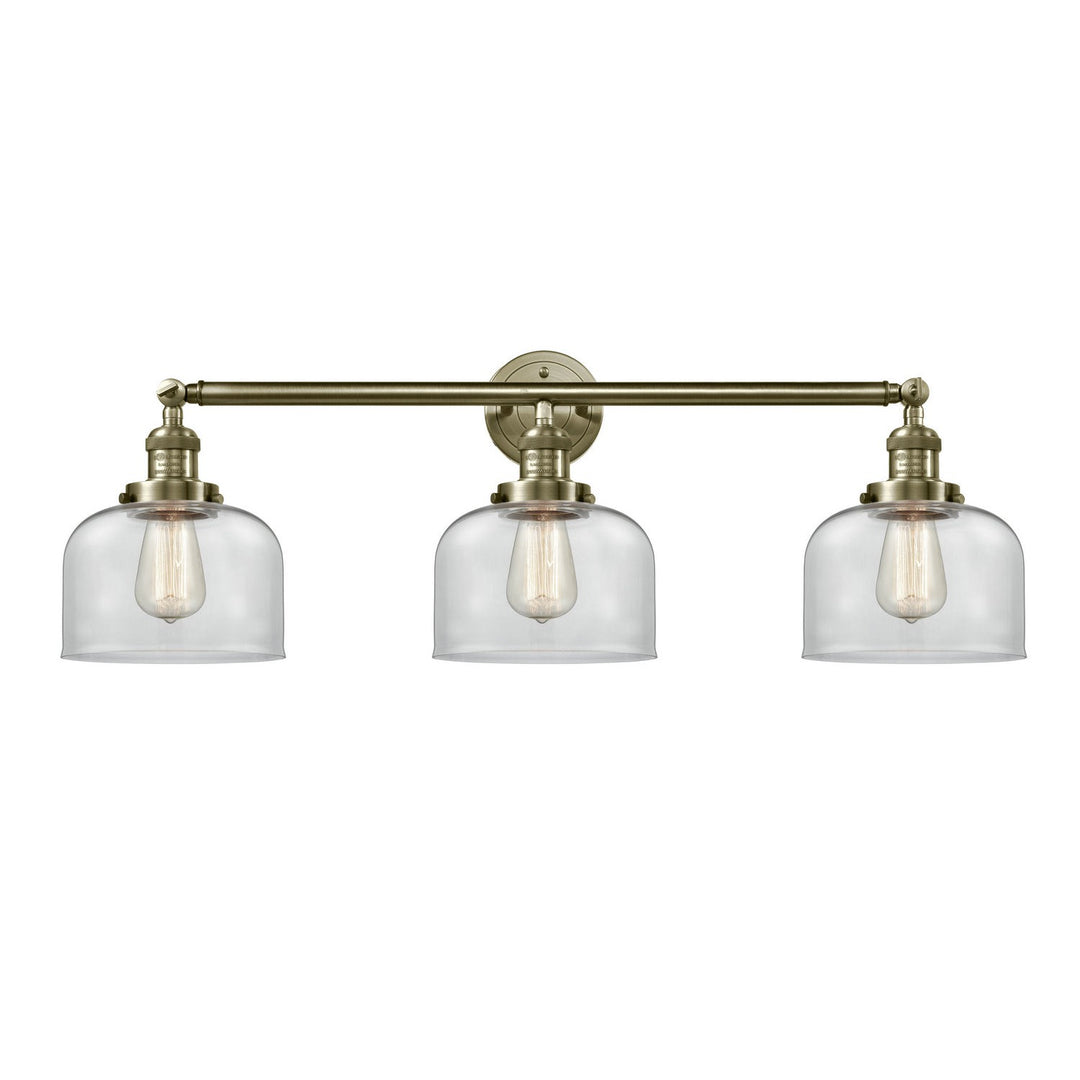 Innovations Franklin Restoration 205-AB-G72 Bath Vanity Light 32 in. wide - Antique Brass