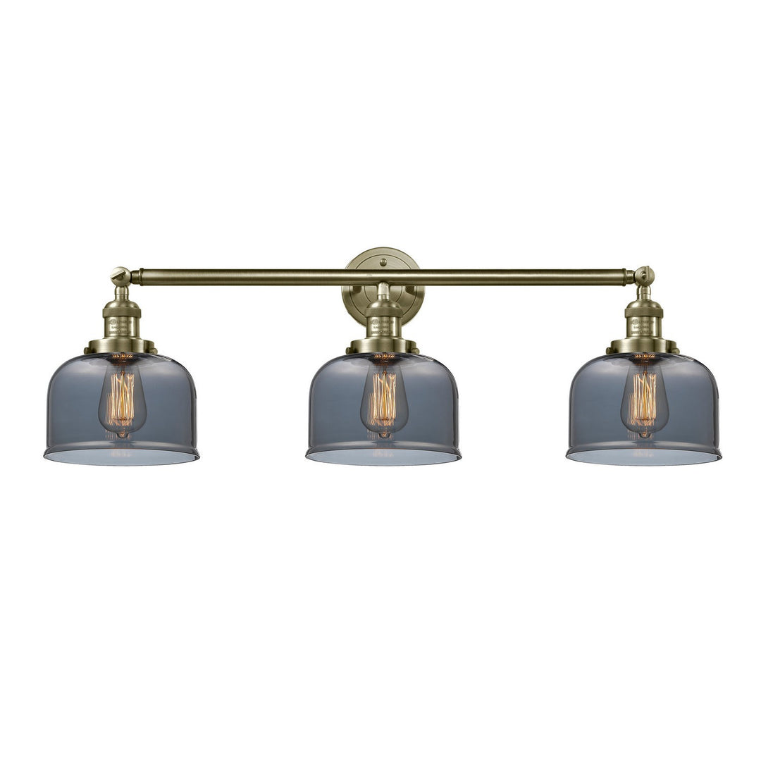 Innovations Franklin Restoration 205-AB-G73 Bath Vanity Light 32 in. wide - Antique Brass