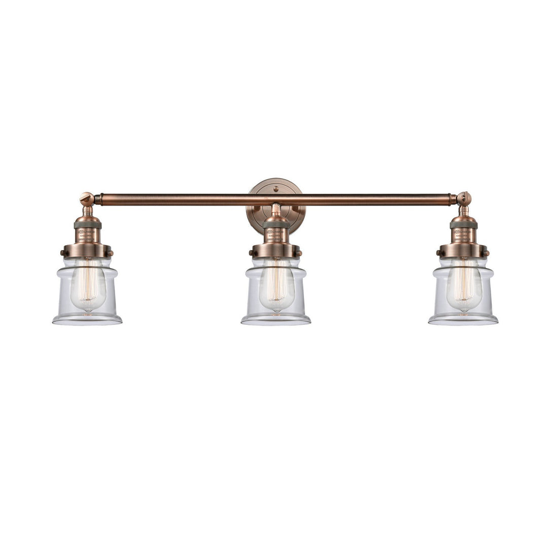 Innovations Franklin Restoration 205-AC-G182S Bath Vanity Light 30 in. wide - Antique Copper