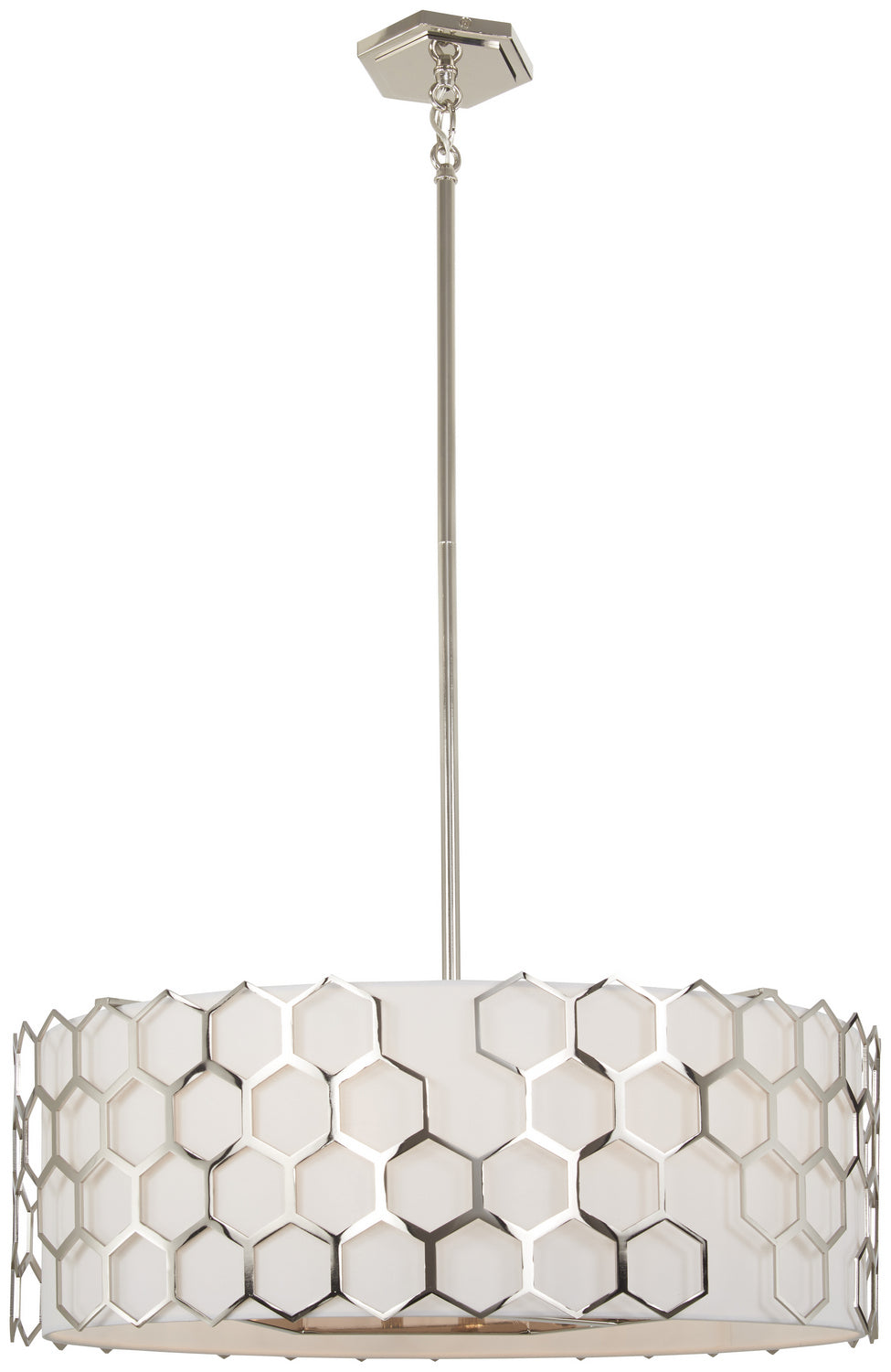 George Kovacs Missing Link P1896-613 Pendant Light - Polished Nickel