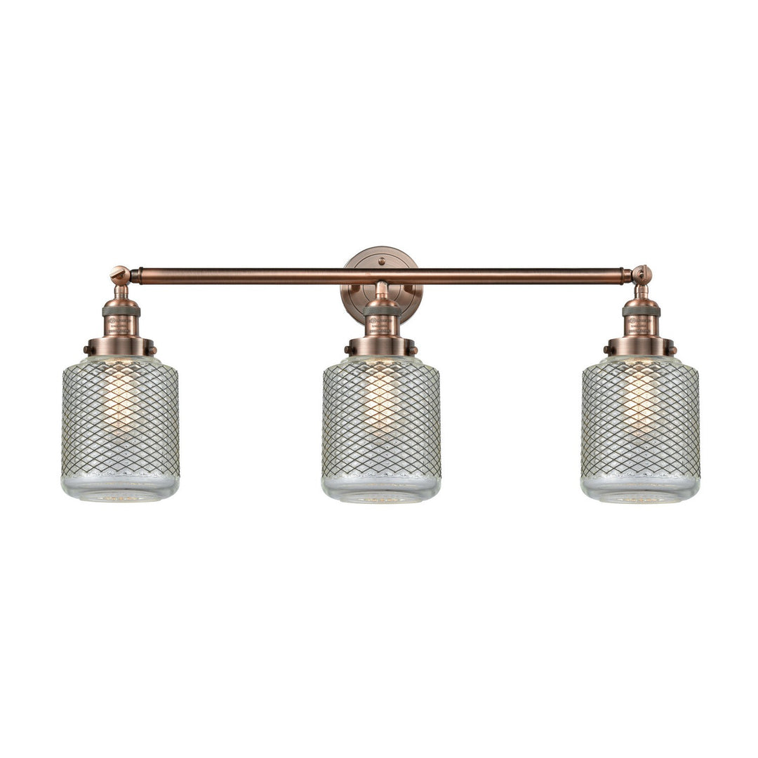 Innovations Franklin Restoration 205-AC-G262 Bath Vanity Light 32 in. wide - Antique Copper