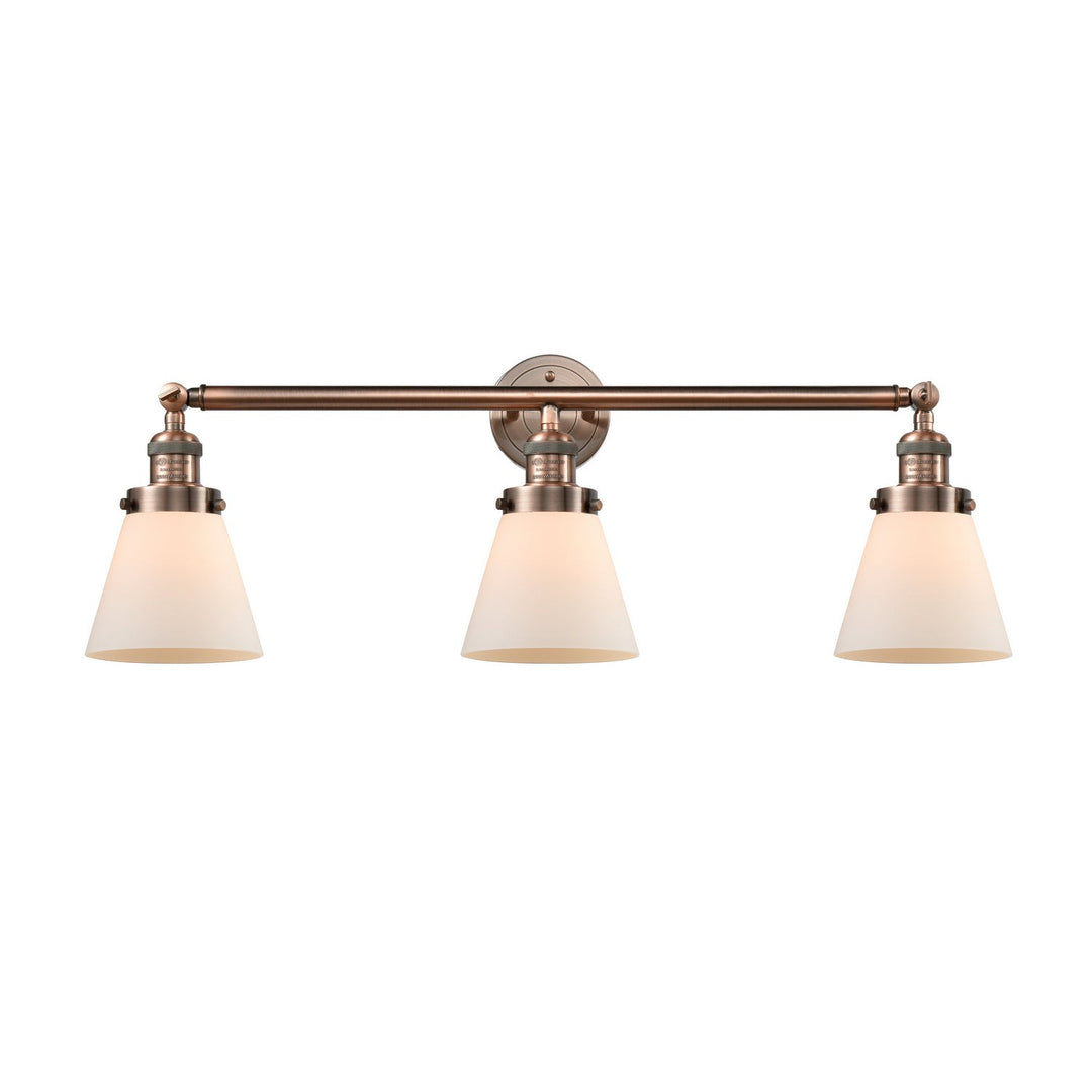 Innovations Franklin Restoration 205-AC-G61-LED Bath Vanity Light 30 in. wide - Antique Copper