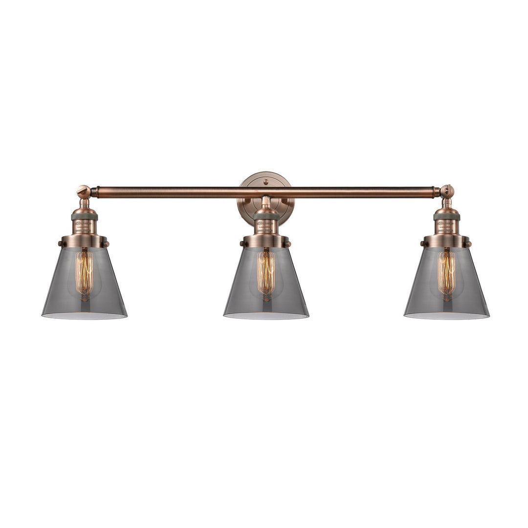 Innovations Franklin Restoration 205-AC-G63-LED Bath Vanity Light 30 in. wide - Antique Copper