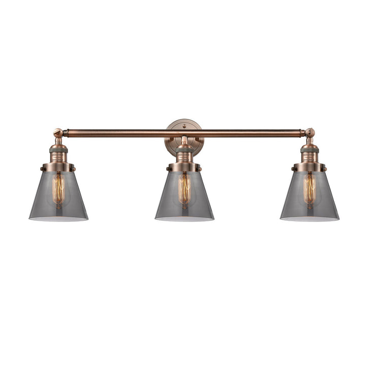 Innovations Franklin Restoration 205-AC-G63-LED Bath Vanity Light 30 in. wide - Antique Copper