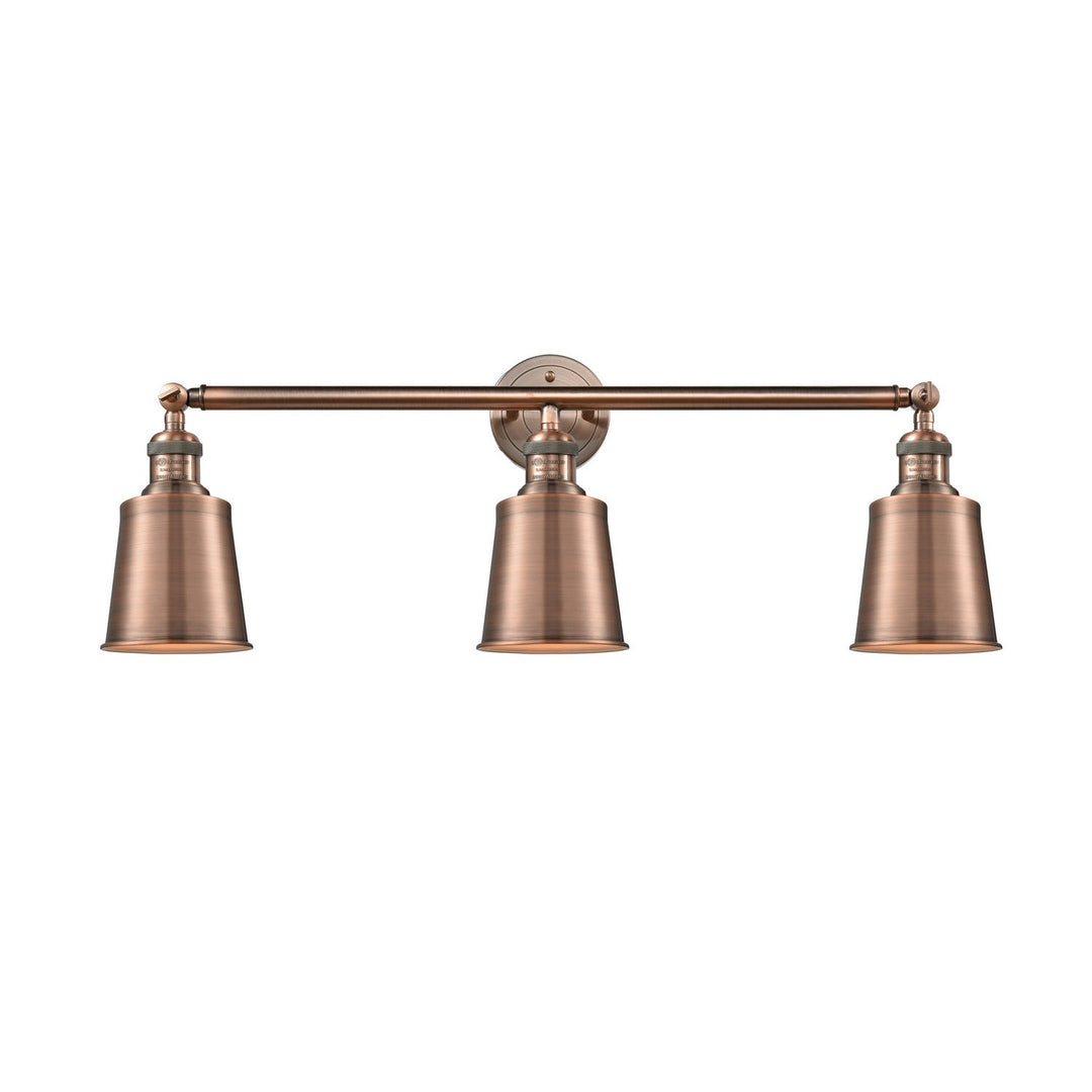 Innovations Franklin Restoration 205-AC-M9-AC-LED Bath Vanity Light 32 in. wide - Antique Copper