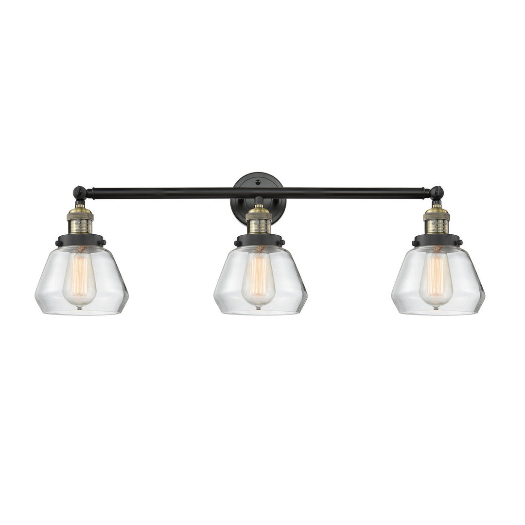 Innovations Franklin Restoration 205-BAB-G172-LED Bath Vanity Light 30 in. wide - Black Antique Brass