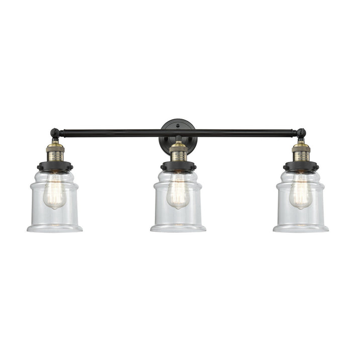 Innovations Franklin Restoration 205-BAB-G182 Bath Vanity Light 30 in. wide - Black Antique Brass