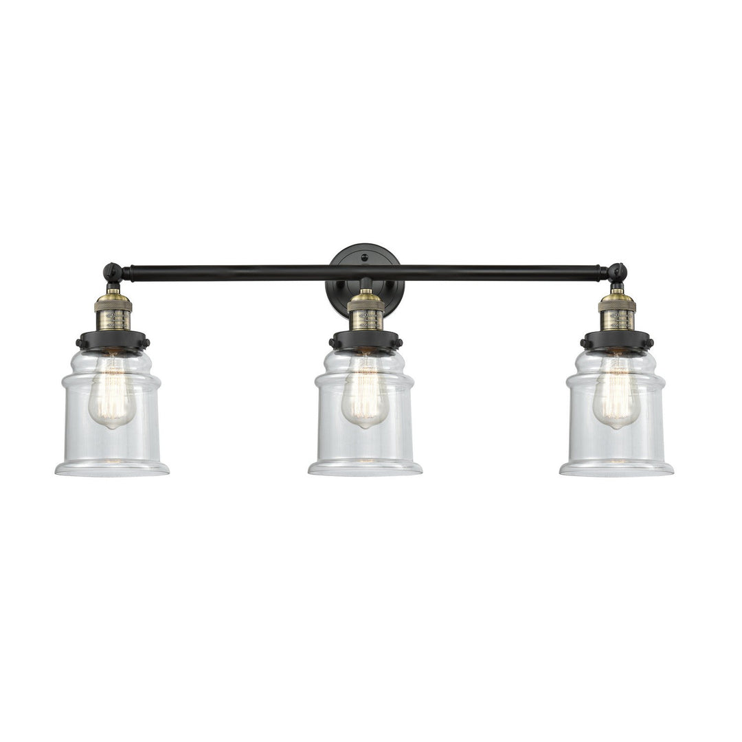 Innovations Franklin Restoration 205-BAB-G182-LED Bath Vanity Light 30 in. wide - Black Antique Brass