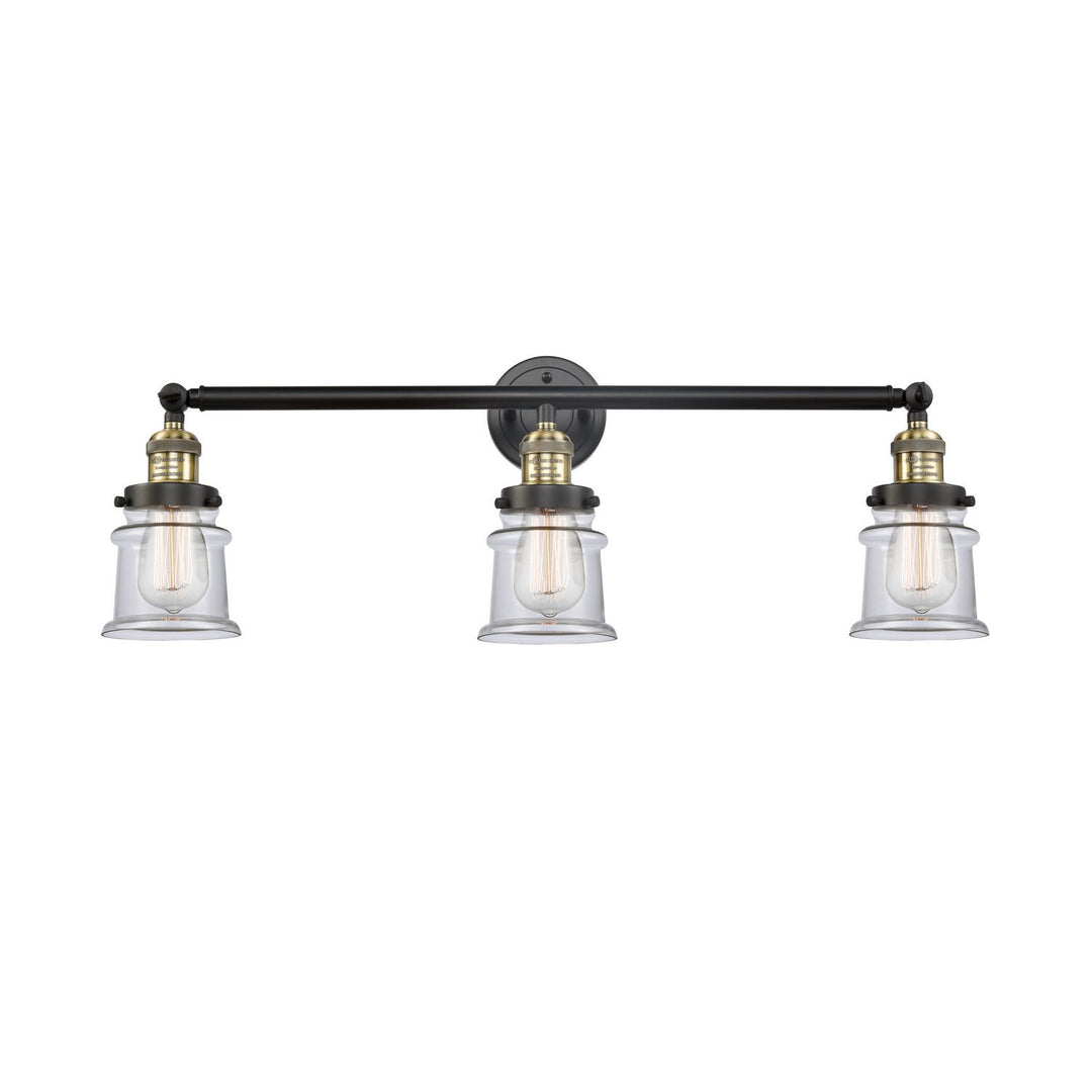 Innovations Franklin Restoration 205-BAB-G182S Bath Vanity Light 30 in. wide - Black Antique Brass