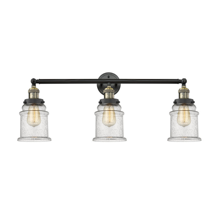 Innovations Franklin Restoration 205-BAB-G184-LED Bath Vanity Light 30 in. wide - Black Antique Brass