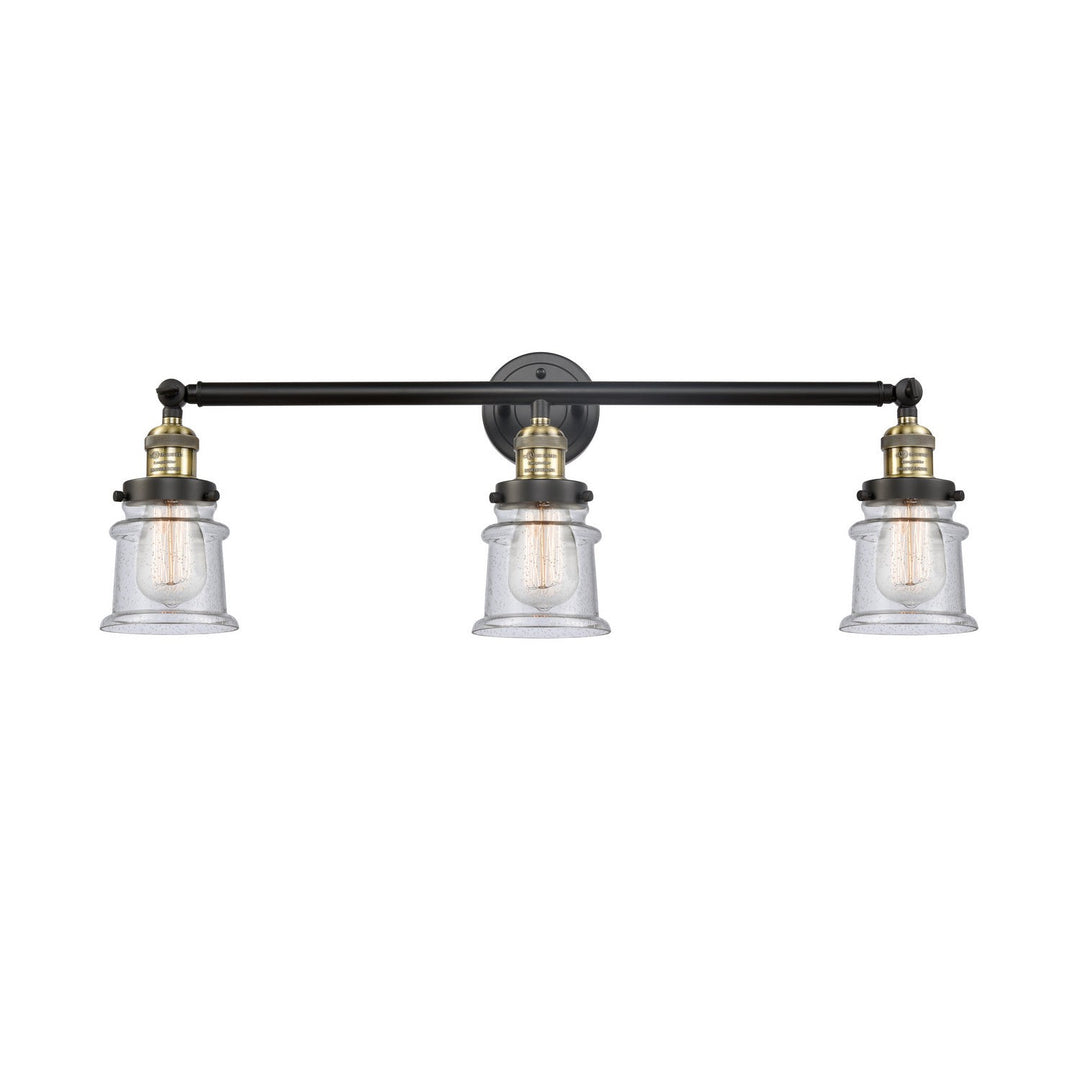 Innovations Franklin Restoration 205-BAB-G184S-LED Bath Vanity Light 30 in. wide - Black Antique Brass