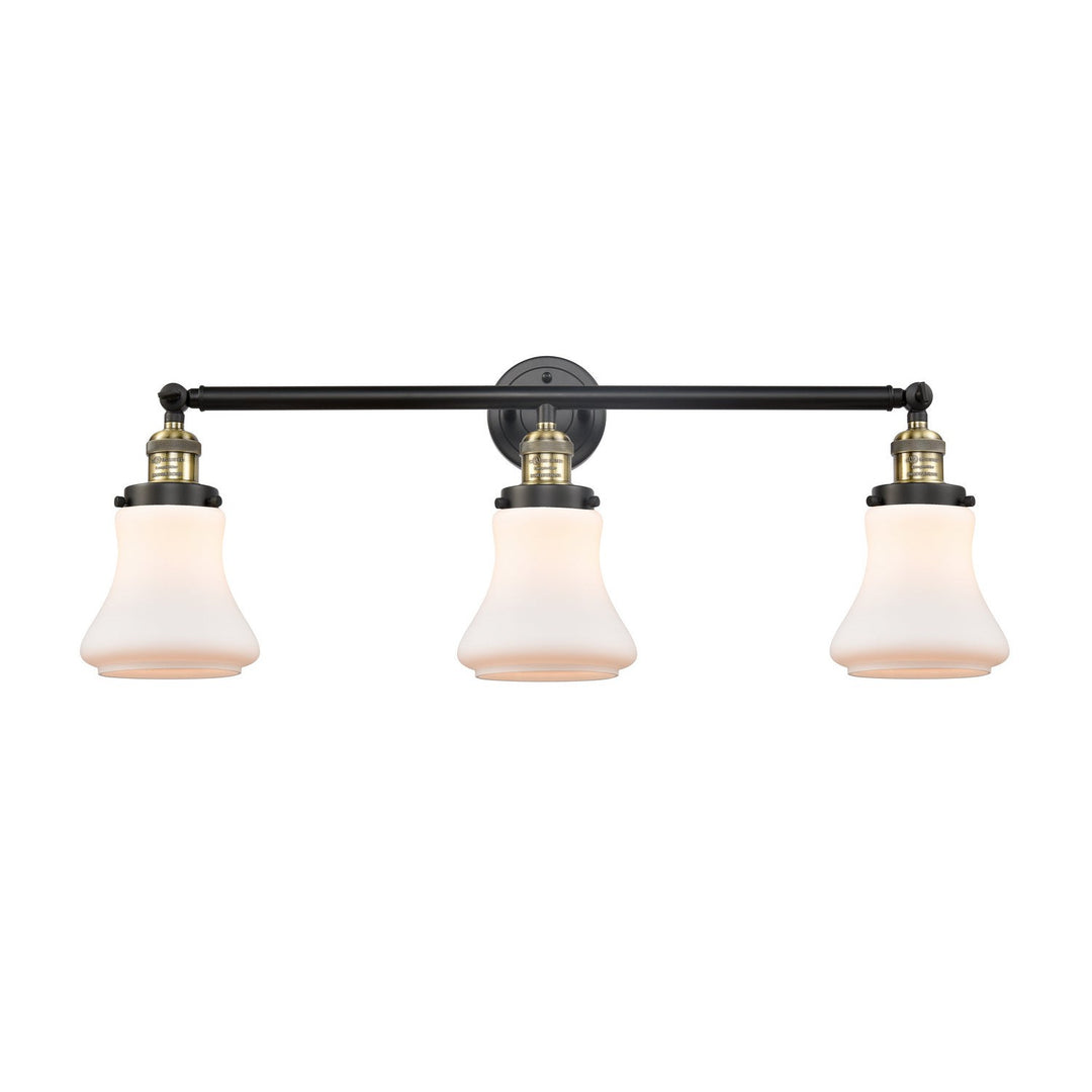 Innovations Franklin Restoration 205-BAB-G191 Bath Vanity Light 30 in. wide - Black Antique Brass