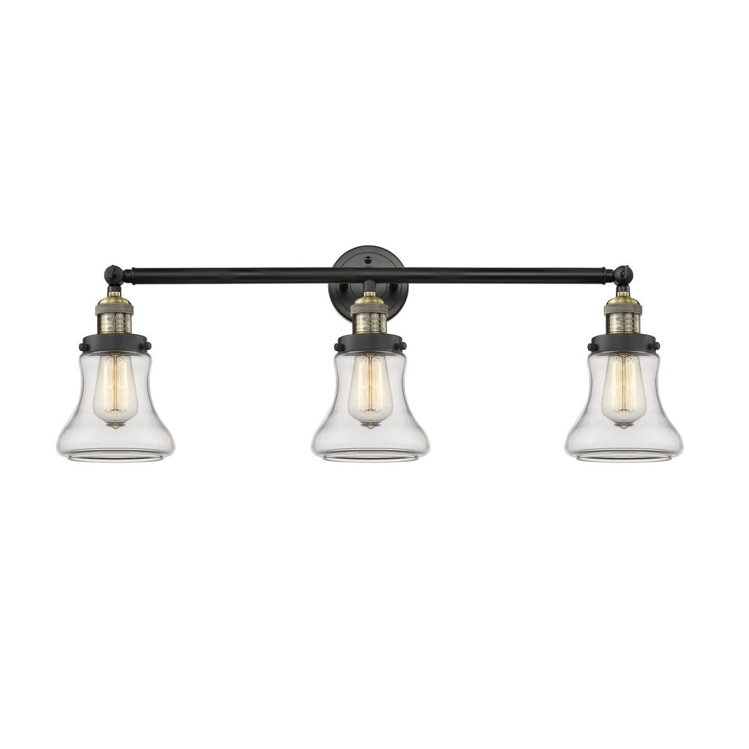 Innovations Franklin Restoration 205-BAB-G192 Bath Vanity Light 30 in. wide - Black Antique Brass