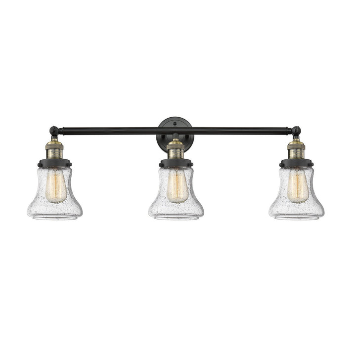 Innovations Franklin Restoration 205-BAB-G194 Bath Vanity Light 30 in. wide - Black Antique Brass