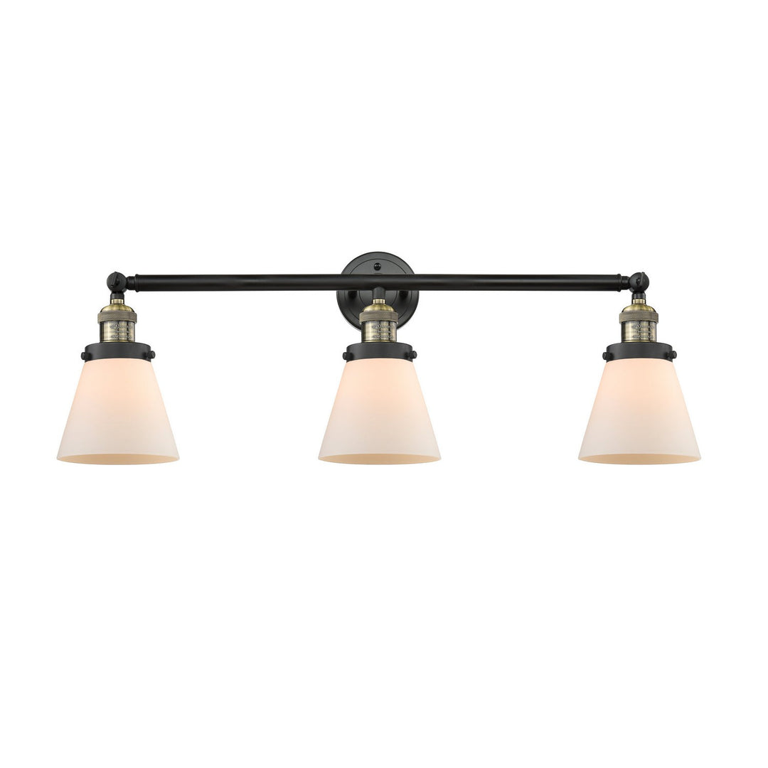 Innovations Franklin Restoration 205-BAB-G61 Bath Vanity Light 30 in. wide - Black Antique Brass